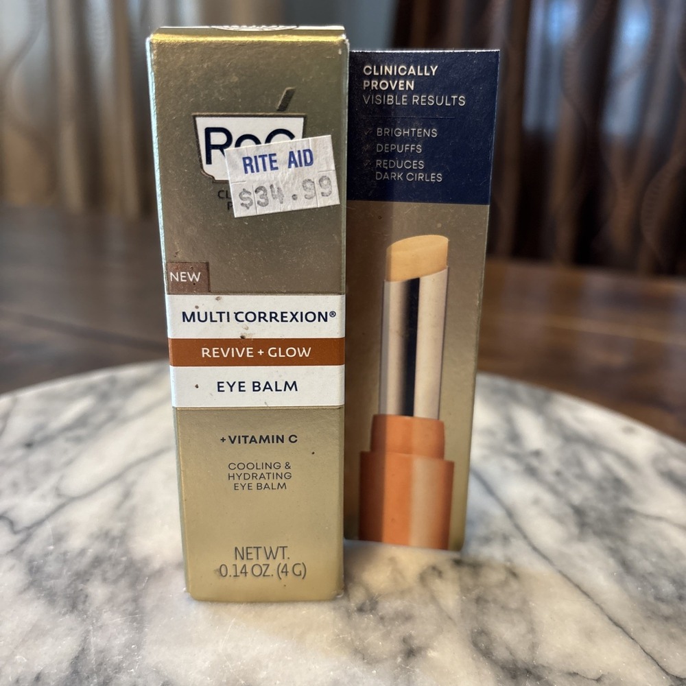 RoC Multi-Correxion Revive & Glow Under Eye Balm - 0.14oz NIB